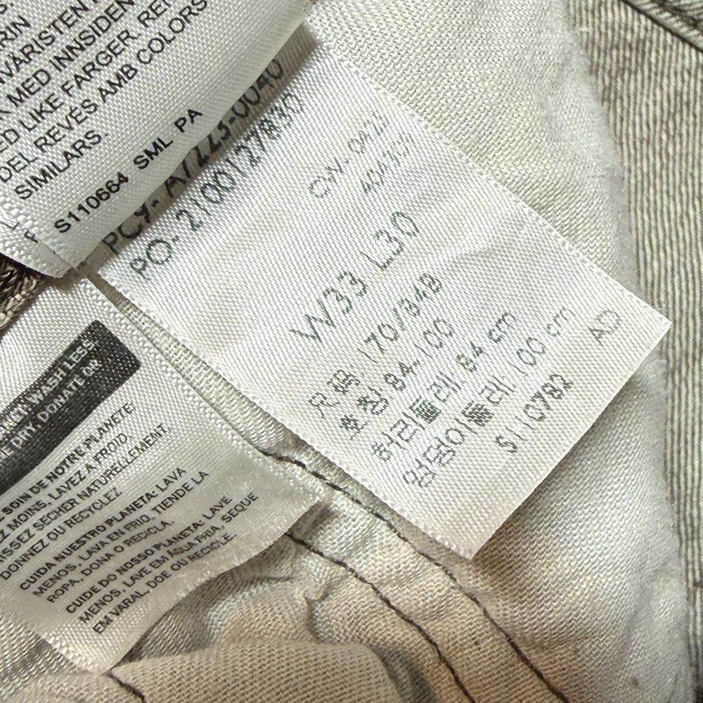Levi's 555 Jeans Men Size 33x30 Brown Relaxed Straight Denim - Picture 9 of 11